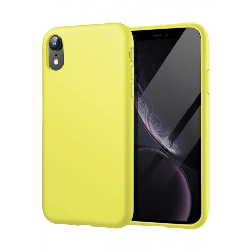 BFS  iPhone XR Kılıf First Silikon - Parlak Yeşil