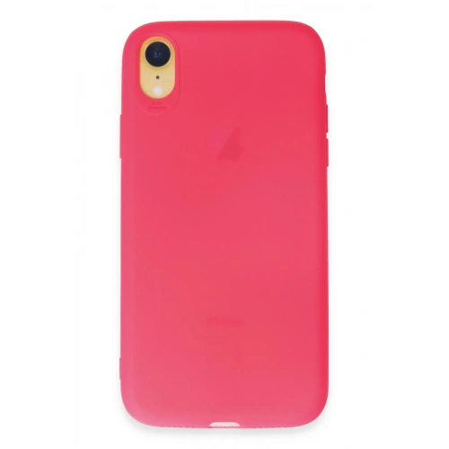BFS  iPhone XR Kılıf First Silikon - Pembe