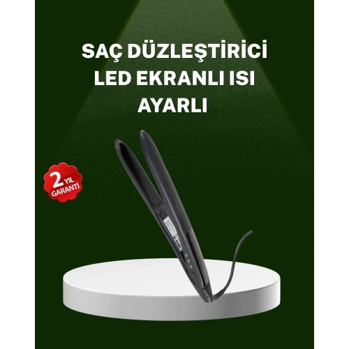 BFS Isı Ayarlı 2025 Titanyum Kaplama Seramik Plakalı Saç Düzleştirici A Kalite Orijinal