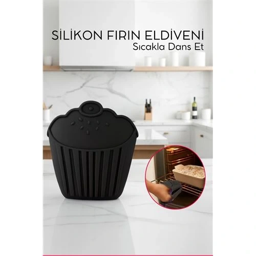 BFS Isıya Dayanıklı Silikon Fırın Eldiveni – Profesyonel Mutfak Koruması