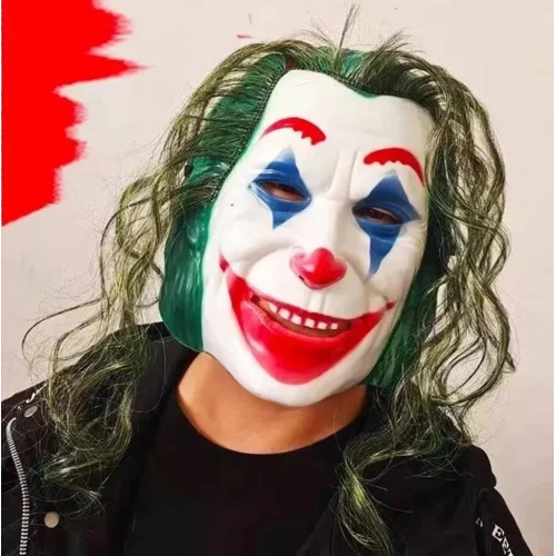 BFS   Joaquin Phoenix Joker Maskesi Yeşil Saçlı