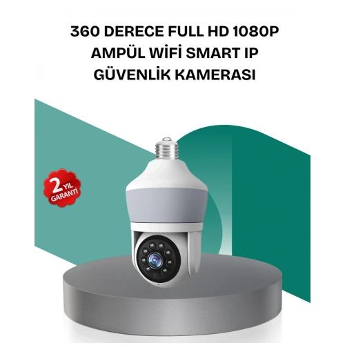 BFS Kablosuz 360° Döner Başlıklı Full HD Güvenlik Kamerası