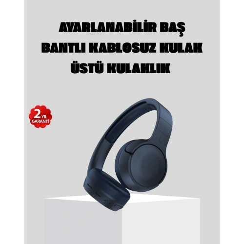BFS Kablosuz Bluetooth Kulaklık 5.0 18 Saat Kullanım Dinamik Sürücü Siyah
