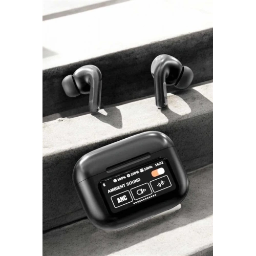 BFS Kablosuz Bluetooth Kulaklık Ekranlı Uzun Şarj Süreli ANC Destekli