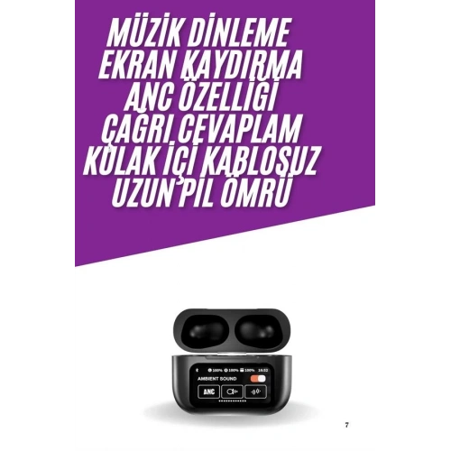 BFS Kablosuz Bluetooth Kulaklık Pro Yeni Nesil Dokunmatik Kontrol