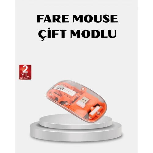BFS Kablosuz Çift Modlu Mouse – Bluetooth 5.0 + 2.4GHz