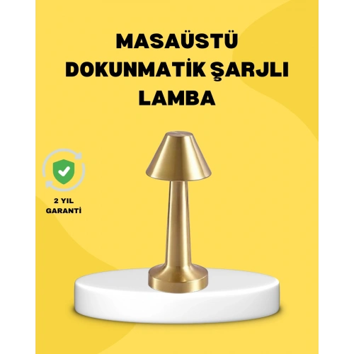 BFS Kablosuz LED Masa Lambası 1800mAh 3 Renk Aydınlatma Dokunmatik