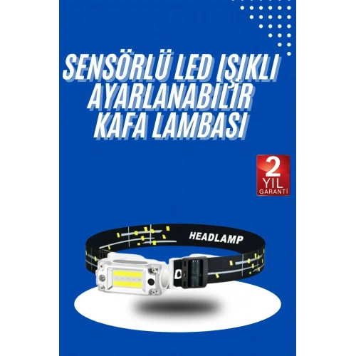 BFS Kafa Lambası, Su Geçirmez Kafa Feneri 3 Mod Aydınlatma