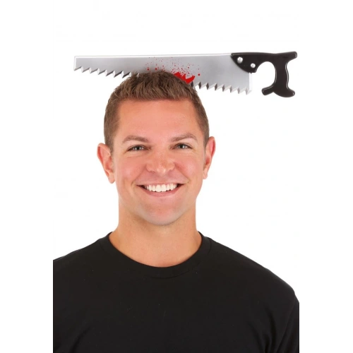 BFS   Kafaya Saplanmış Halloween Kanlı Testere Şaka Tacı