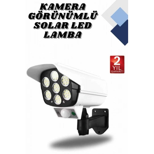 BFS Kamera Görünümlü Led Lamba Dönebilen Bahçe Aydınlatması Duvar Lambası