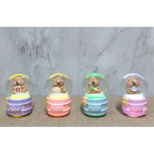 BFS Kapibara Tasarımlı Işıklı Kar Küresi Alk5022