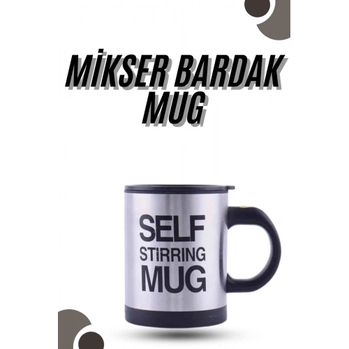BFS Karıştırıcı Özellikli Mikser Kupa Bardak Kompakt Taşınabilir Mug