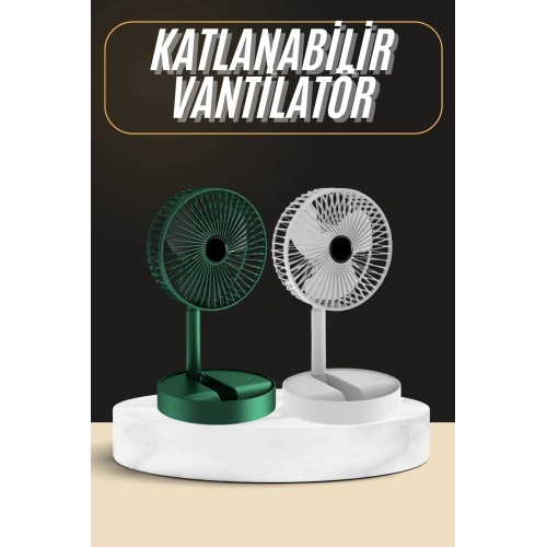 BFS Katlanabilir Usb Şarjlı Masaüstü Soğutucu Mini Fan Telefon Tutucu