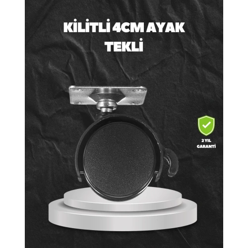BFS Kilitli 4 cm Evrensel Tekerlek Ayak Tek Adet