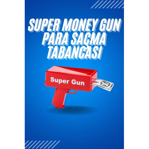 BFS Kırmızı Çocuklara Özel Para Fırlatma Makinesi Para Saçma Tabancası