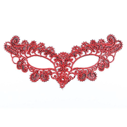 BFS   Kırmızı Dantel Masquerade Maskesi 6 No