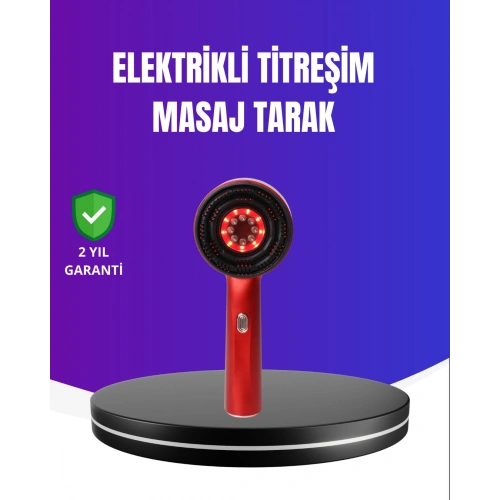 BFS Kırmızı Işık Terapi Özellikli Saç Derisi Masaj Tarak Anti Dökülme