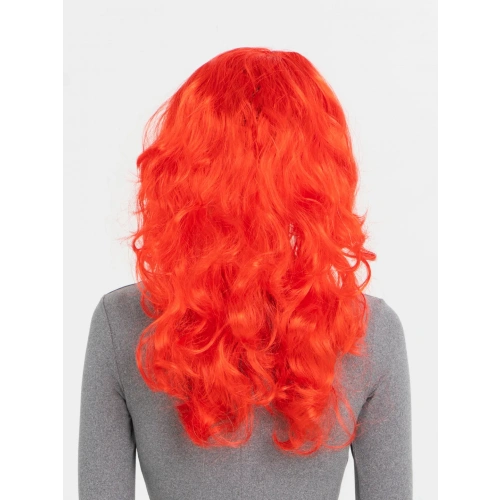 BFS   Kırmızı Renk Uzun Dalgalı Parti Peruğu