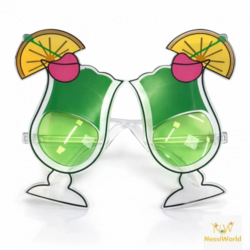 BFS Kokteyl Bardak Parti Gözlüğü Yeşil Renk