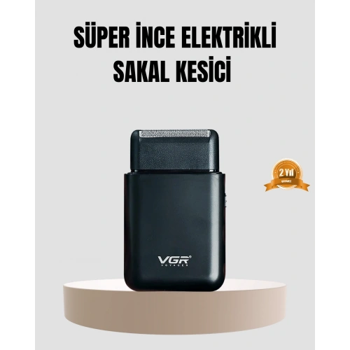 BFS Kompakt Şarjlı Tıraş Makinesi Çift Yönlü Bıçaklı 45 Dakika Kullanım Süreli