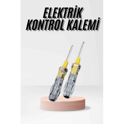 BFS Kontrol Kalemi Çift Başlıklı Şeffaf Elektrik Testi Değişken Uçlu