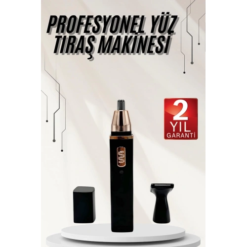 BFS Kulak Burun Tıraş Makinesi Taşınabilir Şarjlı 3 Başlıklı Uzun Ömürlü