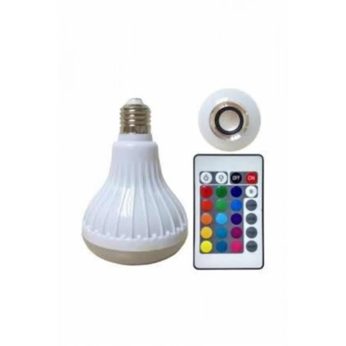 BFS Lamba Hoparlör Ampül Görünümlü Renk Değiştirebilen Android ve İOS Uyumlu