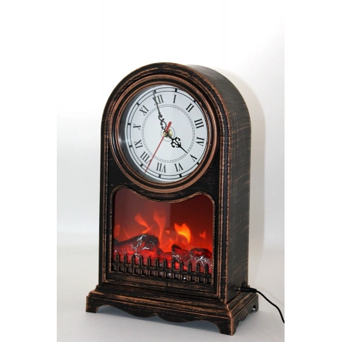 BFS Led Işıklı Saatli Şömine Aalk2501