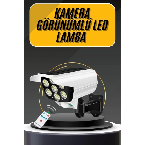BFS LED Lamba-Güneş Paneli Destekli Uzaktan Kumandalı Solar LED Lamba