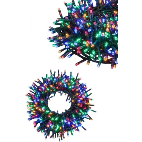 BFS Ledli Fişli Led Dekor Lambası 5M RGB Yılbaşı Ağacı Işığı
