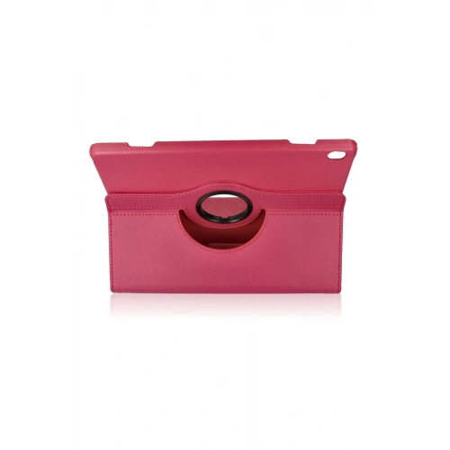 BFS  Lenovo M10 X505F Kılıf 360 Tablet Deri Kılıf - Pembe