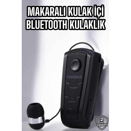 BFS Makaralı Bluetooth Kulaklık Çağrı Cevaplama Kablolu Uzun Pil Ömrü