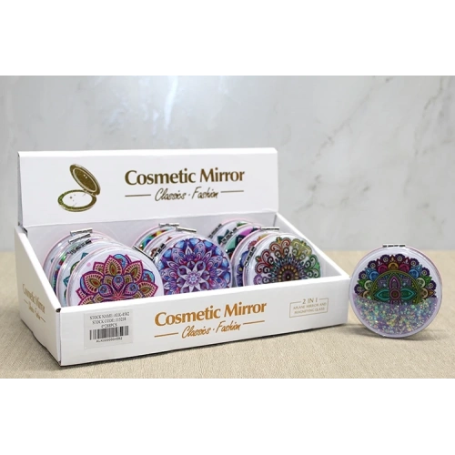 BFS Mandala Desenli Hareketli Sulu El Aynası Alk4582