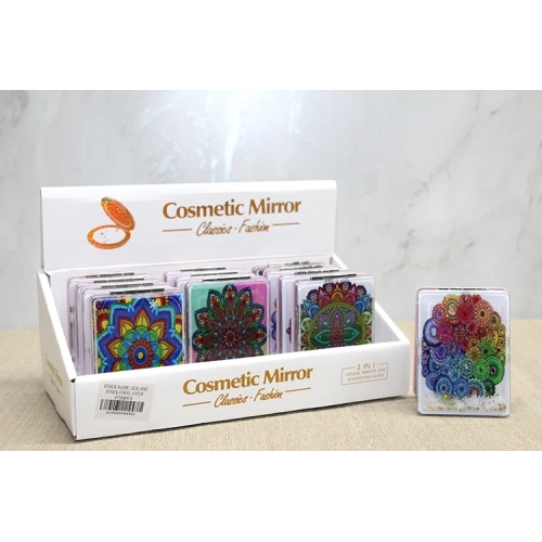 BFS Mandala Desenli Hareketli Sulu El Aynası Alk4583