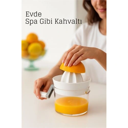 BFS Manuel Kollu Narenciye Sıkacağı – 500 ml Kapasiteli, 17x12 cm, Pratik ve Dayanıklı