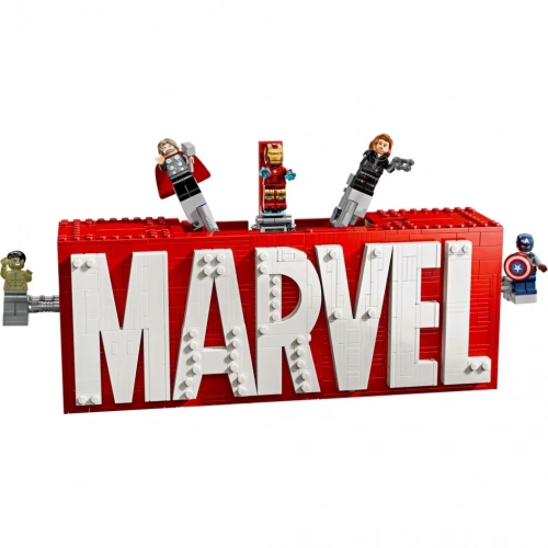 BFS    MARVEL Logosu ve Minifigürleri 76313