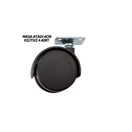 BFS MASA AYAĞI 6CM KİLİTSİZ 4 ADET