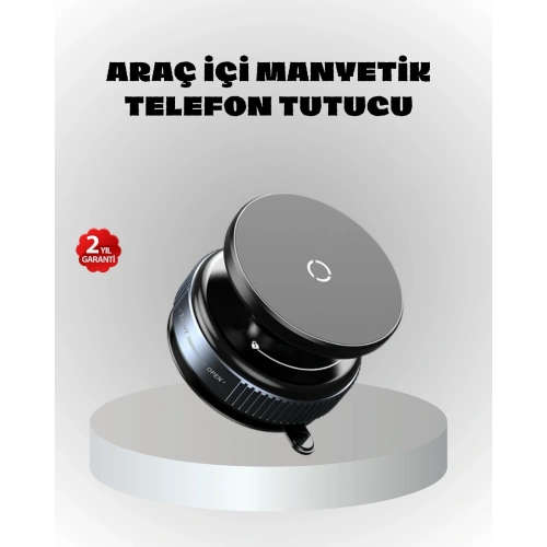 BFS Mıknatıslı Araç Telefon Tutucu Vakum Teknolojili 360° Ayarlanabilir