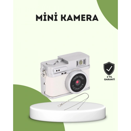 BFS Mini HD Dijital Kamera 1080P Kordonlu Taşınabilir Retro Model