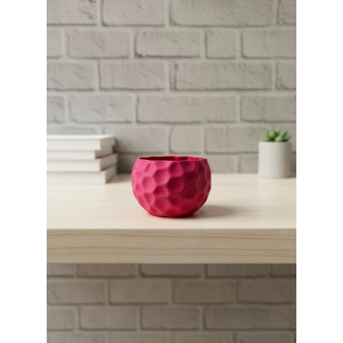 BFS Mini Mor Dekoratif Saksı 5 cm Modern Masaüstü Bitki Saksısı