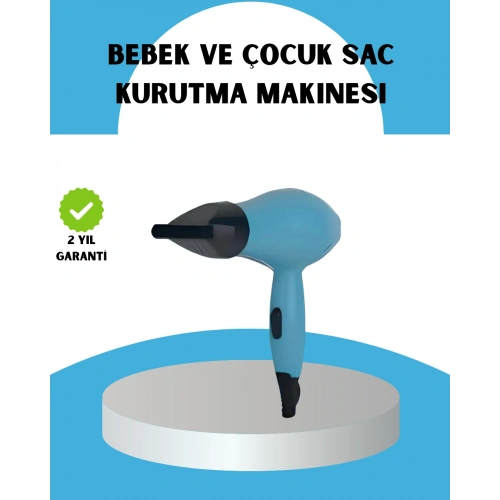 BFS Mini Saç Kurutma Makinesi – Sessiz, Güvenli ve Hafif – Çocuklar İçin Özel Tasarım