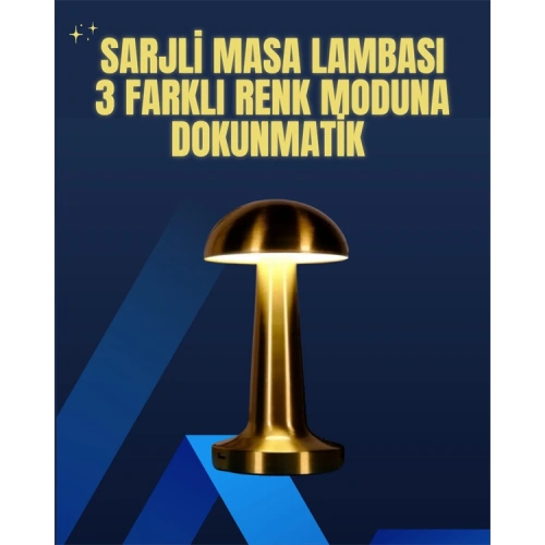 BFS Modern Tasarım Şarjlı Masa Lambası – 1800 mAh Batarya