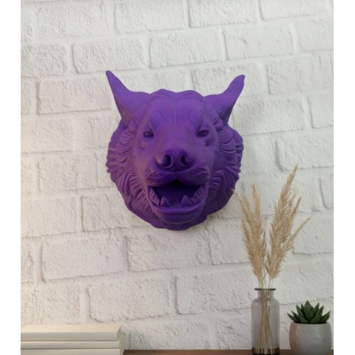 BFS Mor Kurt Figürü Duvar Aksesuarı