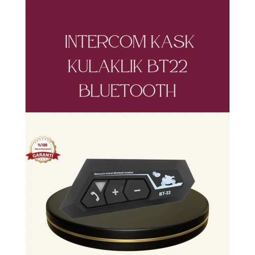 BFS Motosiklet Sürüşleri İçin BT22 Kask Bluetooth Kulaklık Mikrofonlu