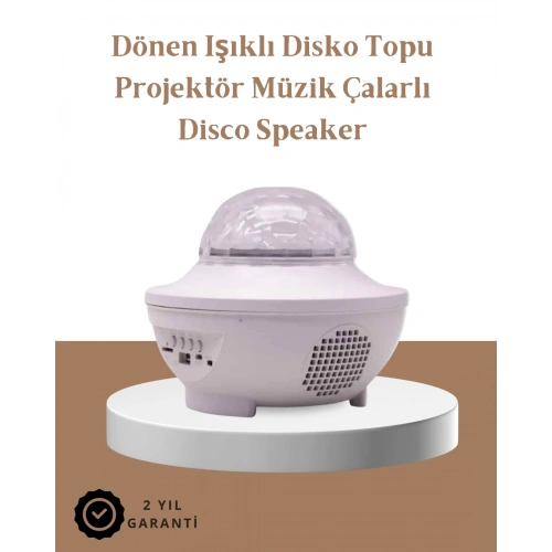 BFS Müzik Ritimli Işık Değişimi & Dönen Dalga Efekti – Galaxy Projektör