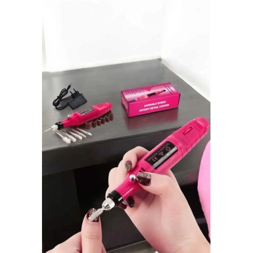 BFS Nasır Temizleyici Manikür Pedikür Seti Elektrikli USB Girişli