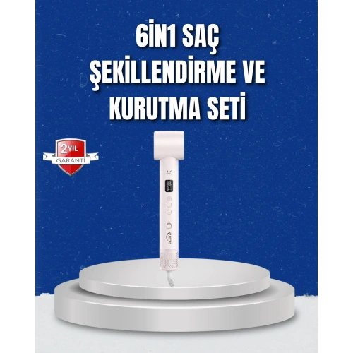 BFS Negatif İyon Teknolojili 6-in-1 Profesyonel Saç Şekillendirici