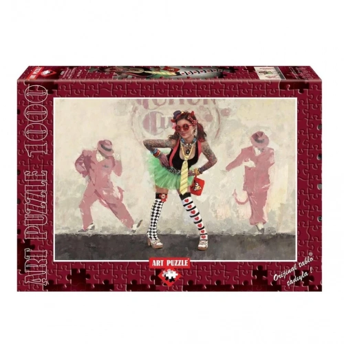 BFS Nessiworld 4355 Art Puzzle Şeytan Mı? Melek Mi? 1000 Parça Puzzle