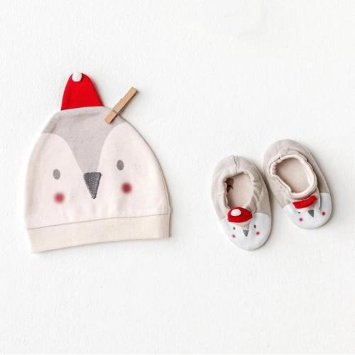 BFS NessiWorld AC25348 Penguin Bebek Şapka Takım Ekru