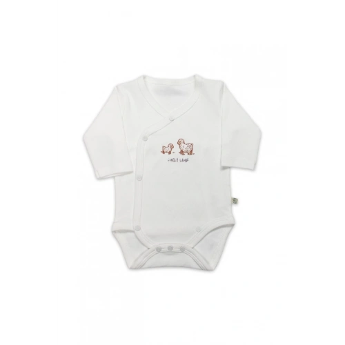 BFS NessiWorld Curly Lamb Uzun Kol Kravuze Body 17111 Bej Mavi Ekru